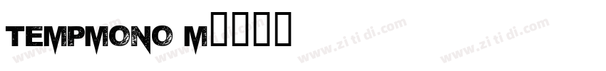 TempMono m字体转换